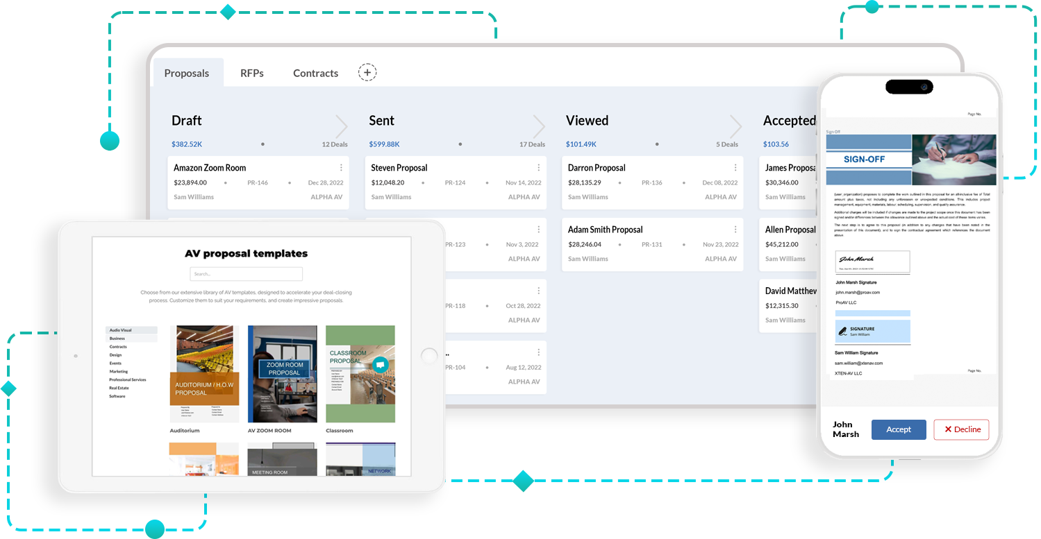 X Doc AV Proposal Software