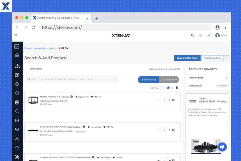 Automated BOM Generation Simplifying Residential AV Project Planning