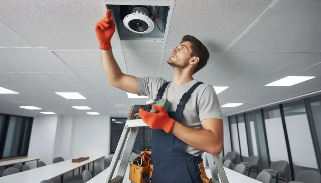 Ceiling Speaker Installation