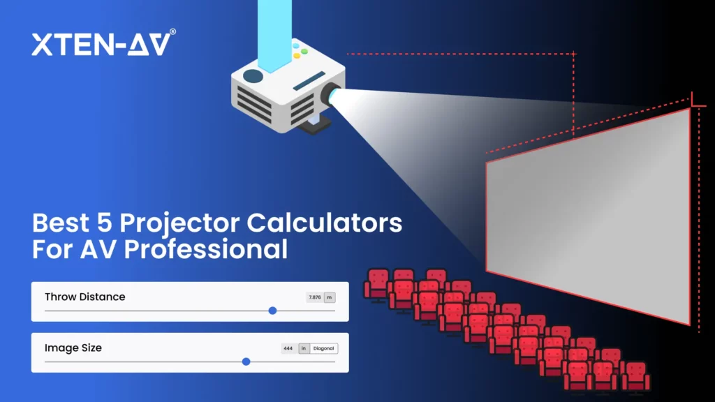 Top 5 Projector Throw Distance Calculators for AV system design and Integrations